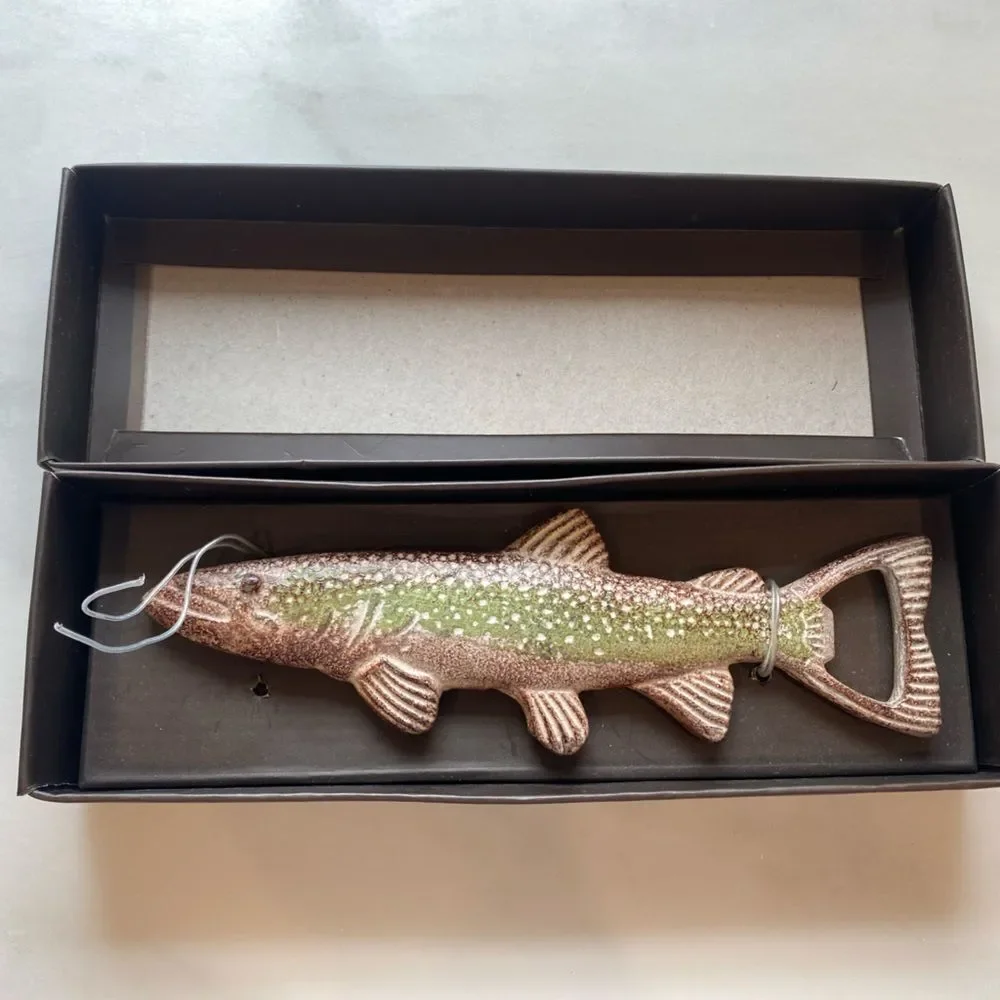 Metal Rainbow Trout Bottle Opener NIB
